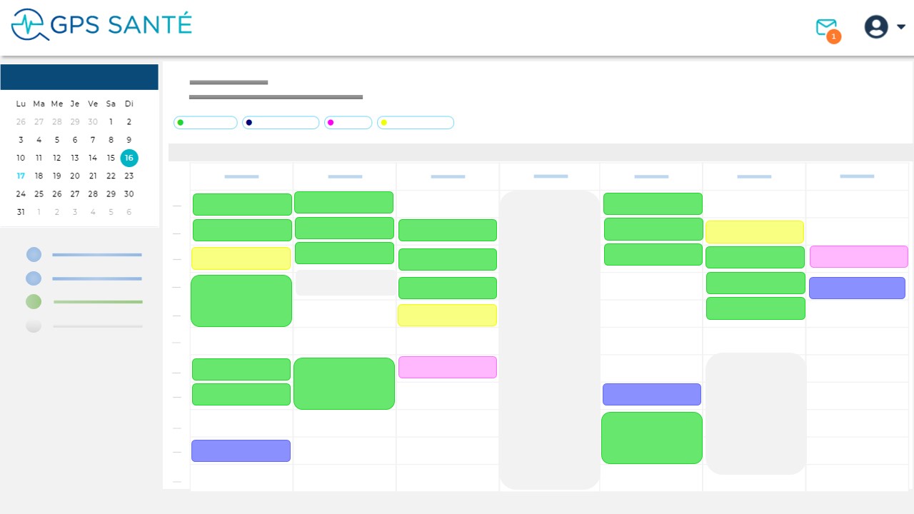 agenda en ligne médical - une des solutions de gestion de RDV médicaux GPS Santé