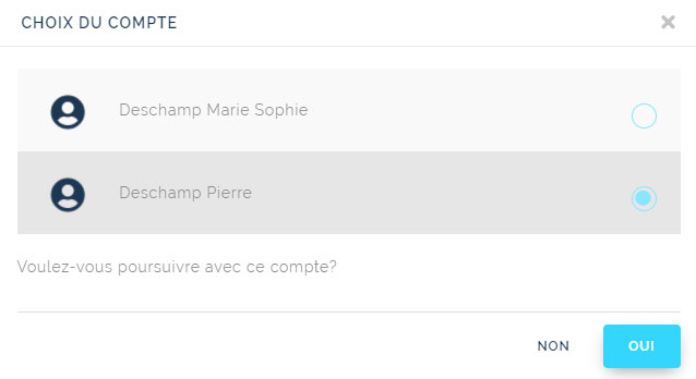 retirer un proche de son compte gps sante- choix du profil