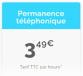 Tarifs télésecrétariat médical - permanence téléphonique horaire GPS Santé